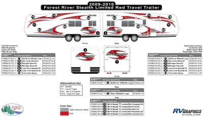 Forest River - Stealth - 2009 Stealth TT-Travel Trailer Limited-Red