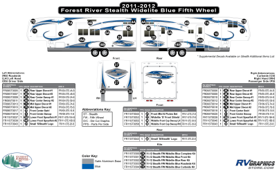 Forest River - Stealth - 2011 Stealth FW-Fifth Wheel WideLite-Blue