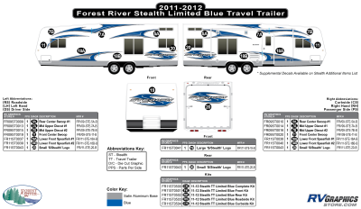 Forest River - Stealth - 2011 Stealth TT-Travel Trailer Limited-Blue