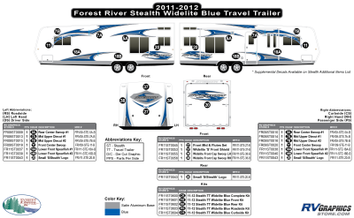 Forest River - Stealth - 2011 Stealth TT-Travel Trailer WideLite-Blue