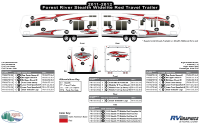 Forest River - Stealth - 2011 Stealth TT-Travel Trailer WideLite-Red