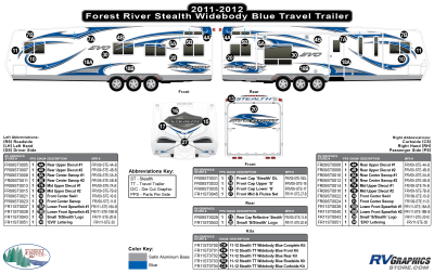Forest River - Stealth - 2011 Stealth TT-Travel Trailer Widebody EVO-Blue