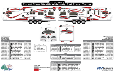 Forest River - Stealth - 2011 Stealth TT-Travel Trailer Widebody EVO-Red