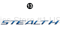 Stealth - 2011 Stealth TT-Travel Trailer Widebody EVO-Blue - Rear Cap Reflective ‘Stealth’