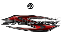 Side/Rear 'Stealth' logo