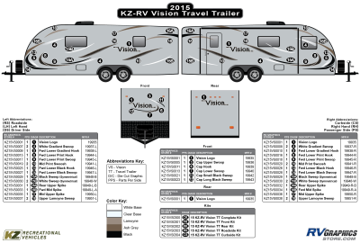 KZ RV - Vision - 2015 Vision TT-Travel Trailer