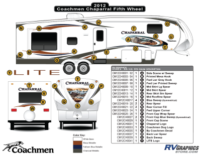 Coachmen - Chaparral - 2012 Chaparral FW Fifth Wheel