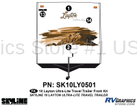 3 Piece 2010 Layton TT UltraLite Front Graphics Kit
