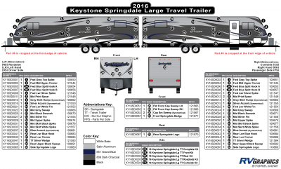 Keystone RV - Springdale - 2016 Springdale Lg TT-Large Travel Trailer