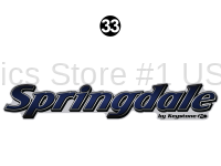 Springdale - 2016 Springdale Lg TT-Large Travel Trailer - Rear Spingdale Logo