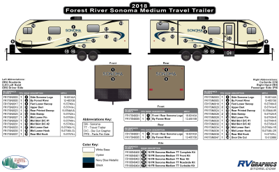 Forest River - Sonoma - 2018 Sonoma Medium Travel Trailer