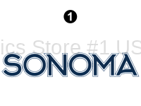 Front / Rear Sonoma Logo