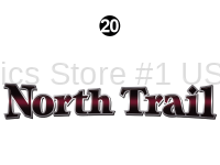North Trail - 2015 North Trail Vanilla Wall Elite Edition TT-Travel Trailer - Front North Trail Logo
