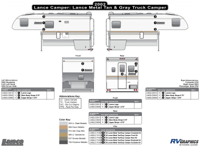 Lance Camper - Lance Truck Campers - 2002 Lance Camper Metal Walls