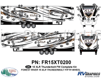XLR Thunderbolt - 2015 XLR Thunderbolt FW-Fifth Wheel Toyhauler - 80 Piece 2015 XLR Thunderbolt FW Complete Graphics Kit
