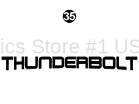 Front/Rear Thunderbolt Logo