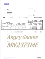 4 piece 2022 Angry Gnome Quote