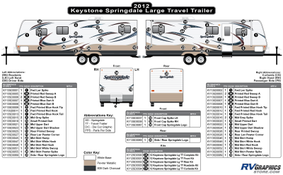 Keystone RV - Springdale - 2012 Springdale Lg TT-Travel Trailer