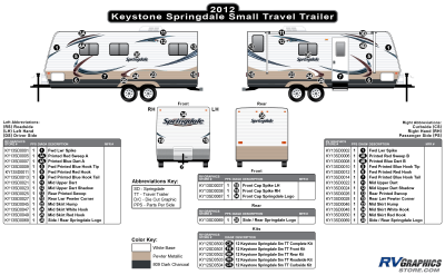 Keystone RV - Springdale - 2012 Springdale Small TT-Travel Trailer