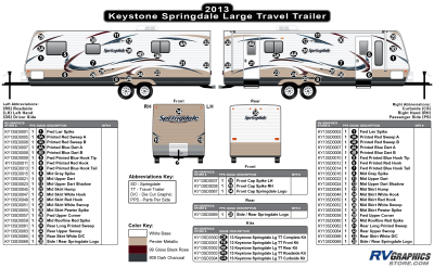 Keystone RV - Springdale - 2013 Springdale Lg TT-Travel Trailer