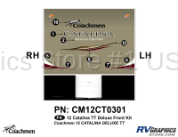 9 Piece 2012 Catalina TT Front Graphics Kit