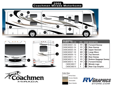 Coachmen - Mirada - 2008 Mirada MH-Motorhome