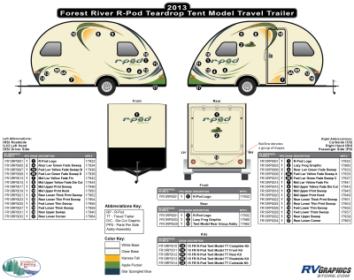Forest River - R-POD - 2013 rPOD TT-Tent Travel Trailer Version