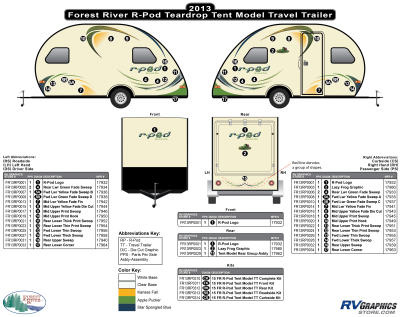 Forest River - R-POD - 2013-2015 rPOD Tent Travel Trailer Version