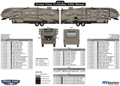 Prime Time - Crusader - 2016 Crusader FW-Fifth Wheel