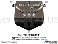 8 Piece 2007 Trailrunner SLE TT Front Graphics Kit