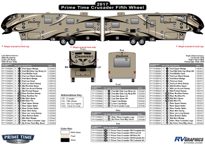 Prime Time - Crusader - 2017 Crusader FW-Fifth Wheel