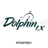 Dolphin LX Logo; Teal Premium