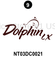 Dolphin LX Logo; Cabernet Premium - Image 2