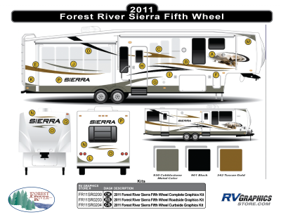 Forest River - Sierra - 2011 Sierra FW-Fifth Wheel