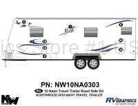 8 Piece 2010 Nash Travel Trailer (TT) Roadside Graphics Kit