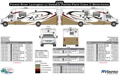 Forest River - Lexington - 2009 Lexington MH-Motorhome Full Version Doeskin