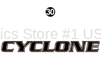Side Red Cyclone Logo