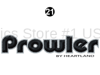 Prowler - 2014 Prowler FW-Fifth Wheel Tan Glass - Side Prowler Logo