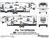 Prowler - 2013 Prowler FW-Fifth Wheel - 42 Piece 2013 Prowler FW Complete Graphics Kit