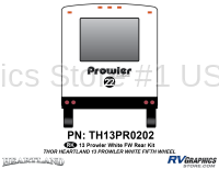 1 Piece 2013 Prowler FW Rear Graphics Kit
