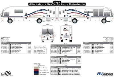 Alfa Leisure - Seeya Motorhome - 2007 Seeya MH-Motorhome So Long Original Colors Premium 