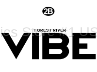 Vibe - 2015 Vibe Large Travel Trailer - Side / Rear Vibe Logo
