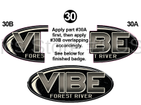 Vibe - 2015 Vibe Large Travel Trailer - 2 pc Vibe Cap Shield logo