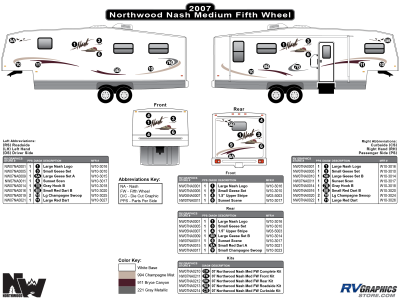 Northwood - Nash - 2007-2008 Nash Med FW-Fifth Wheel