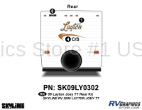 2009 Layton Joey Lite TT Rear Graphics Kit