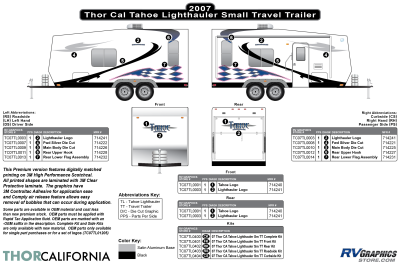 Thor California - Tahoe - 2007 Tahoe Lighthauler TT-Travel Trailer 19'-22'