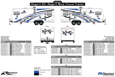 Ragen RV - Ragen - 2005 Ragen TT-Travel Trailer Blue Version