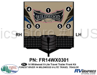 Wildwood X-Lite - 2014 Wildwood X-Lite TT-Travel Trailer - 2014 Wildwood X-Lite Travel Trailer Front Graphics Kit