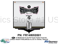 Wildwood X-Lite - 2014 Wildwood X-Lite FS Edition TT-Travel Trailer - 2014 Wildwood X-Lite FS Edition TT Front Graphics Kit