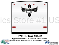 2014 Wildwood X-Lite FS Edition TT Rear Graphics Kit